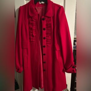Forever 21 red peacoat